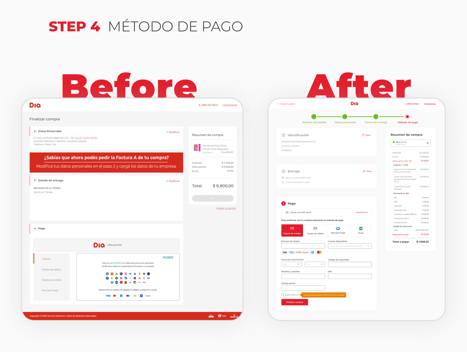 Un checkout más simple para un supermercado líder, imagen 13