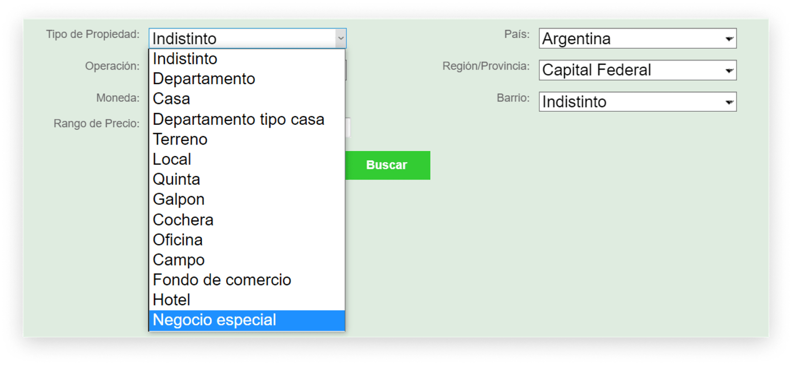 Simplificar la búsqueda de propiedades, imagen 6